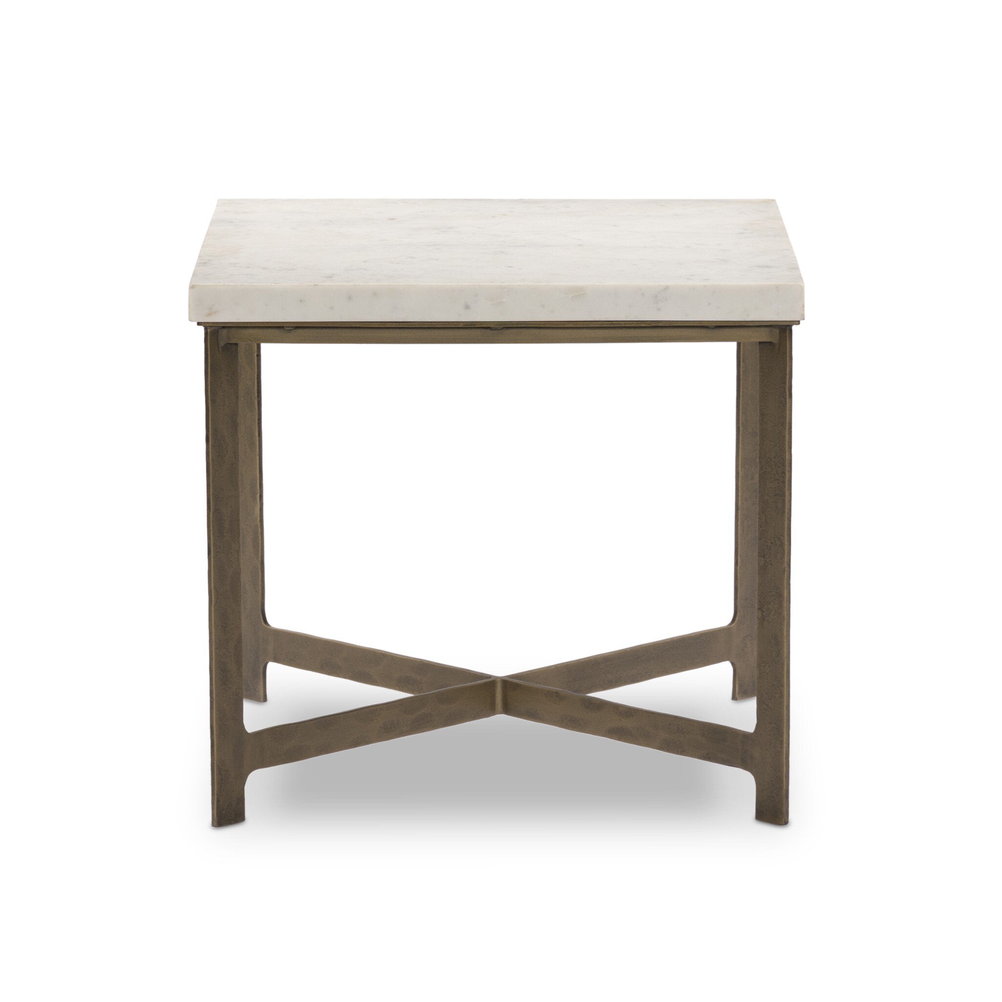 Hammered Iron End Table