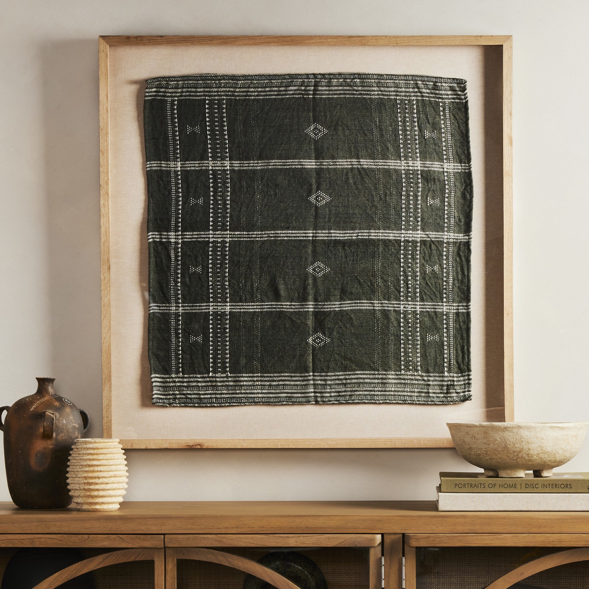 Bhujodi Textile 1 - Black 2.5 Maple