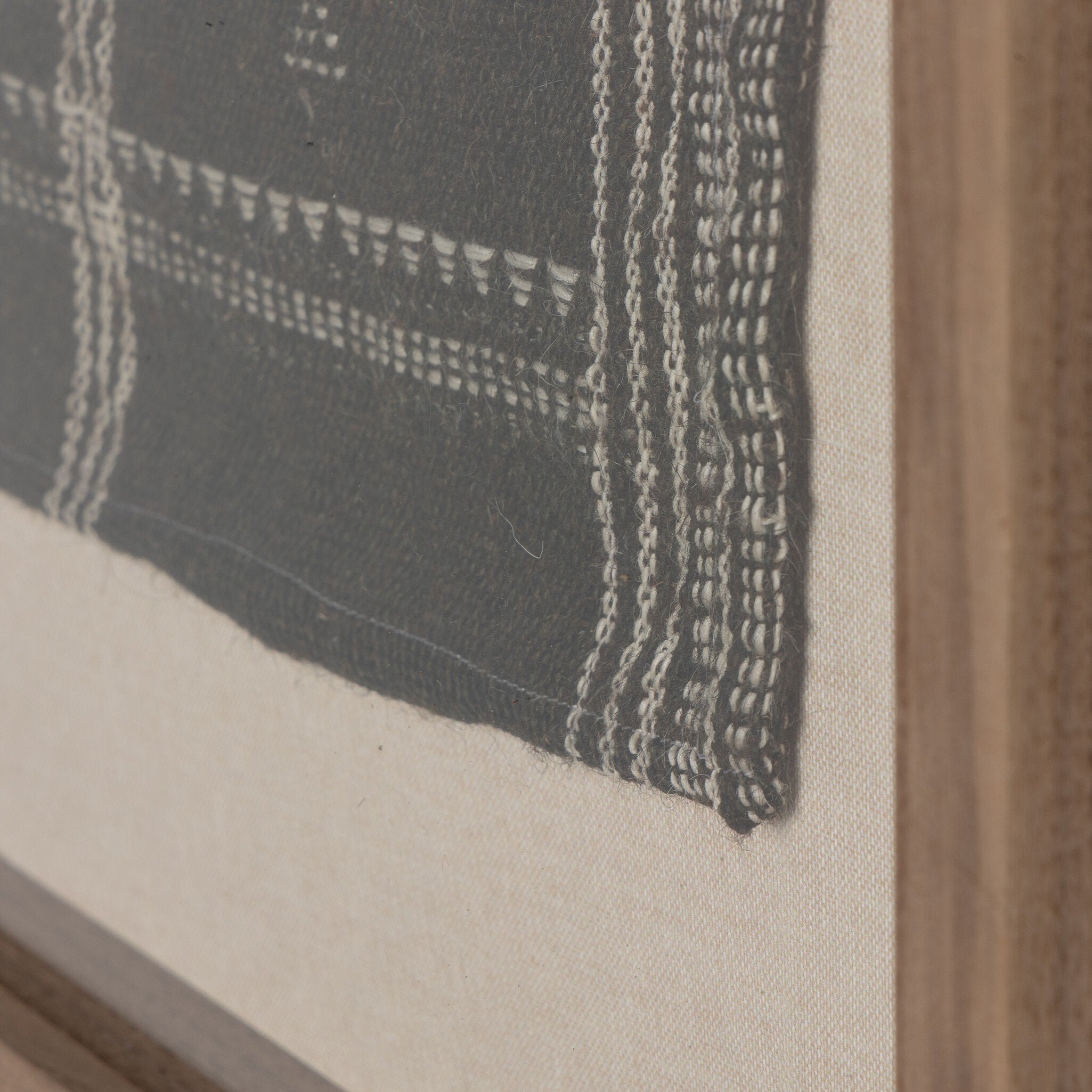 Bhujodi Textile 1 - Black 2.5 Maple