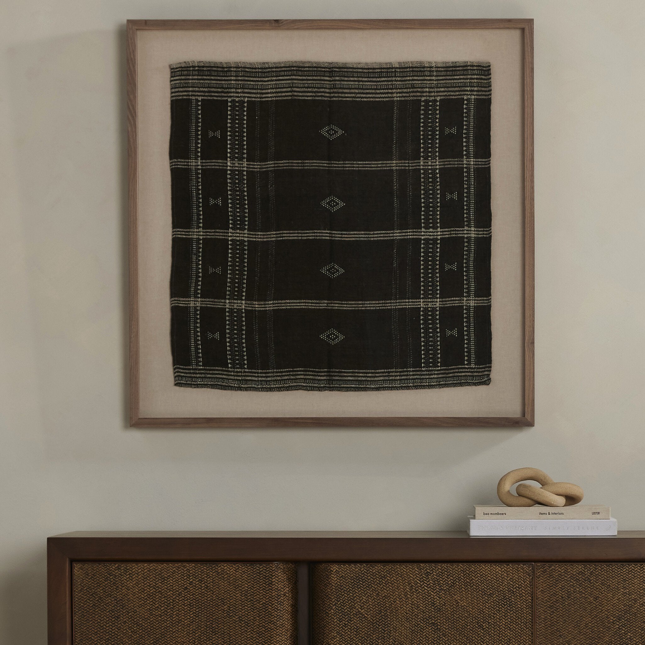 Bhujodi Textile 1 - Black 2.5 Maple