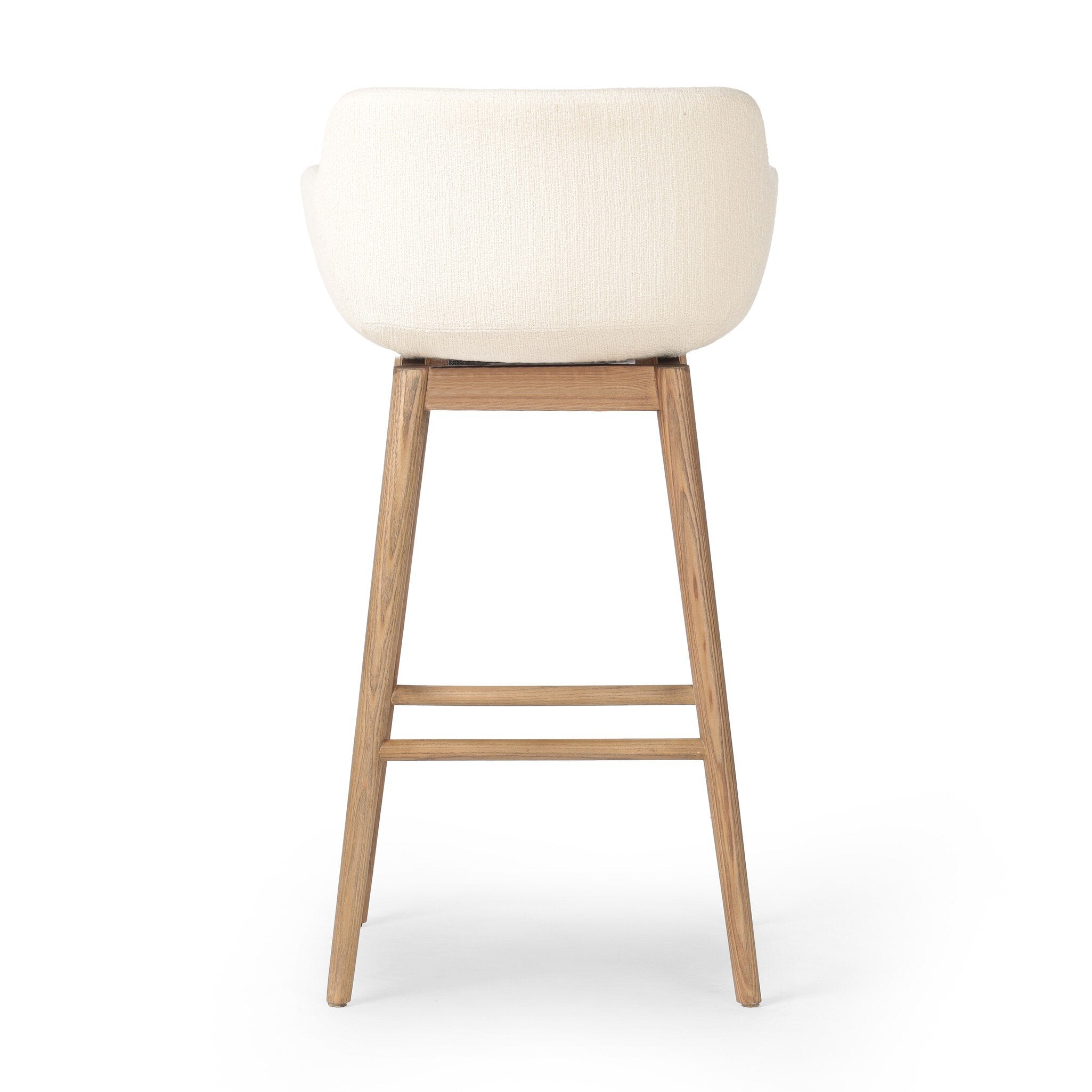 Hannah Swivel Bar + Counter Stool - Kerbey Ivory