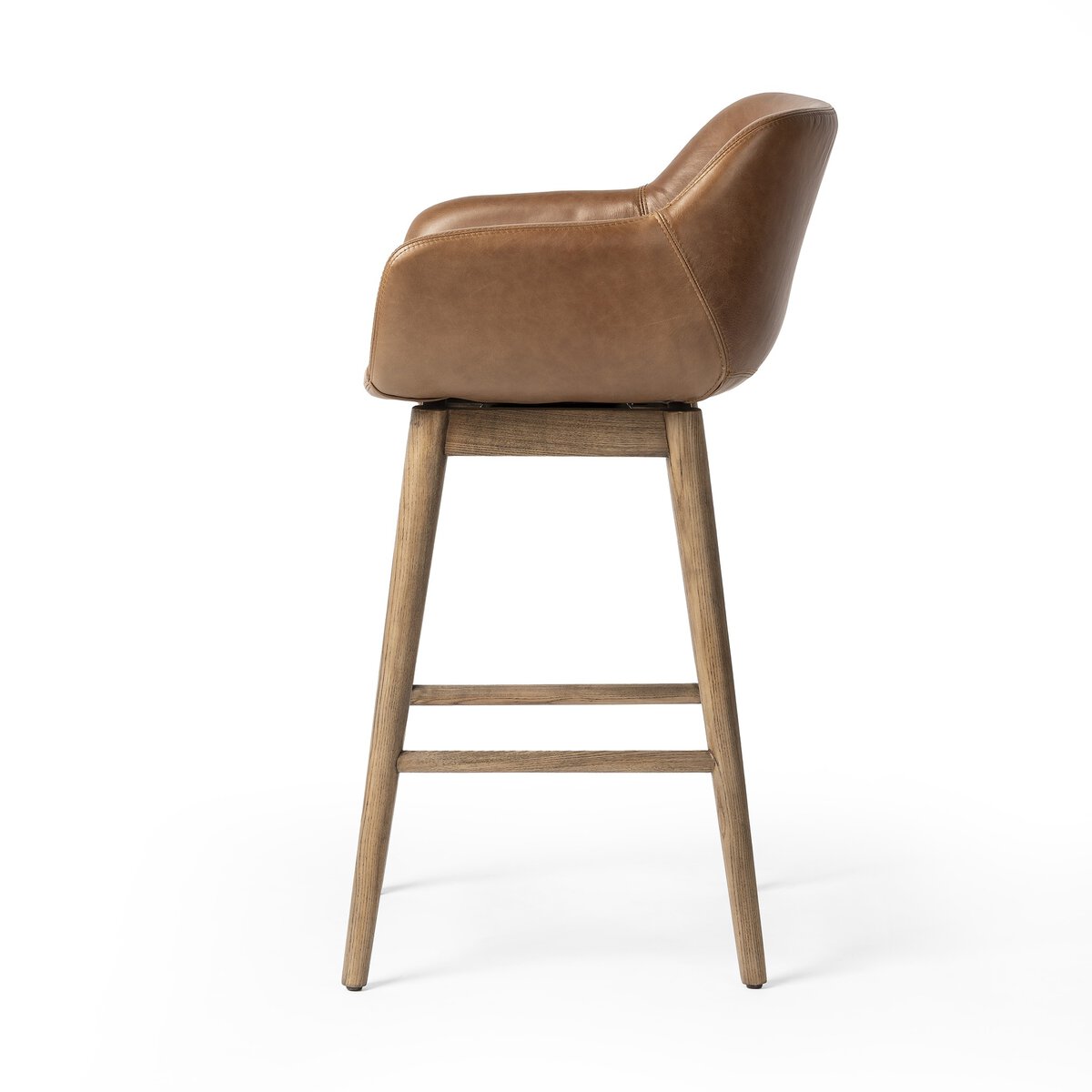 Hannah Swivel Bar + Counter Stool - Kerbey Ivory