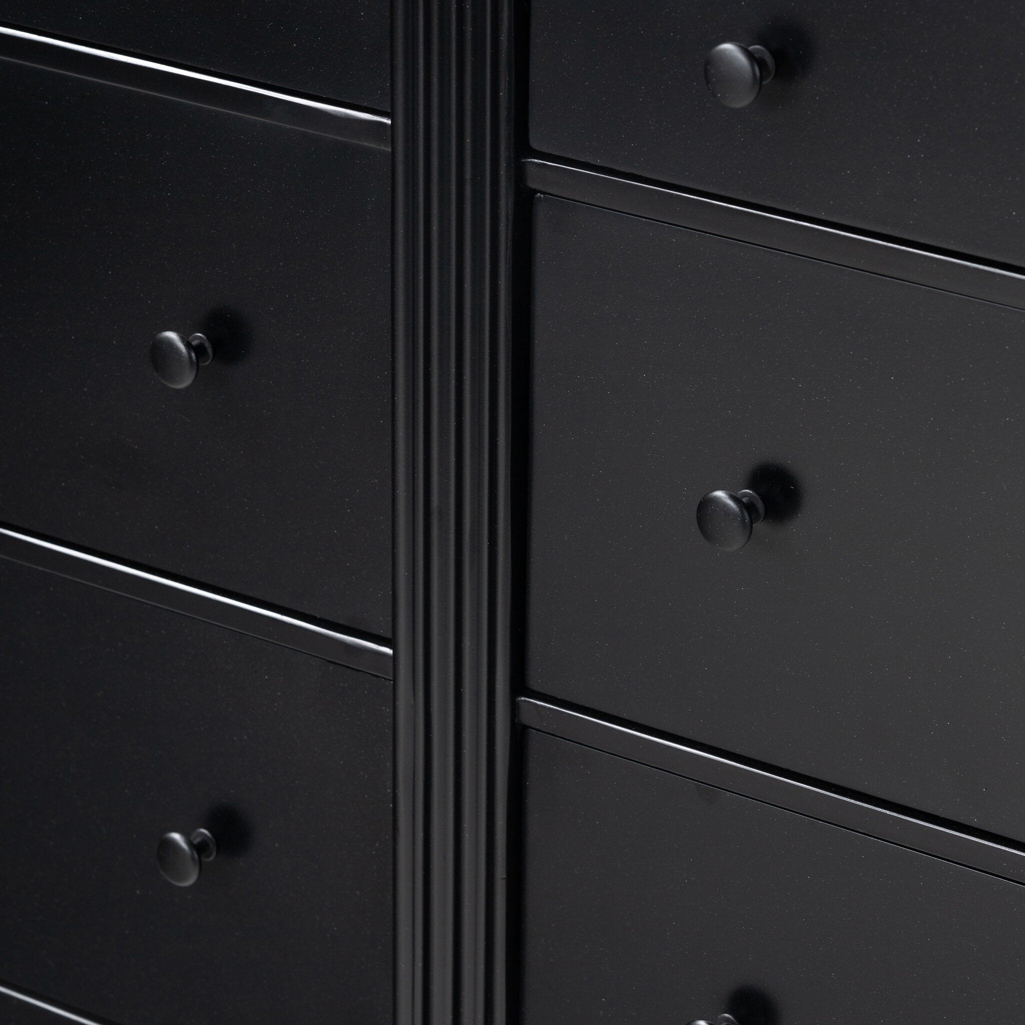 Lendon 6 Drawer Dresser - Black