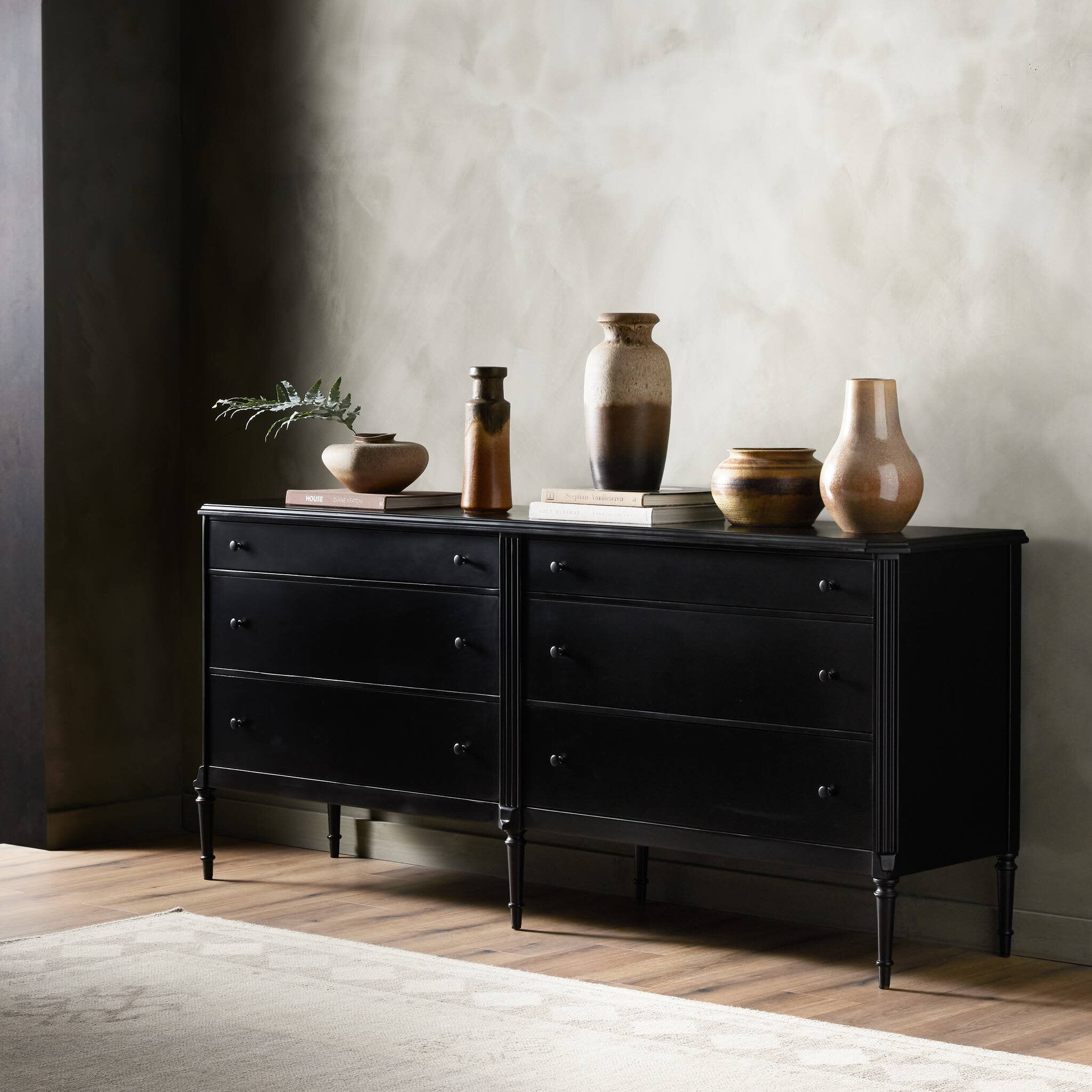 Lendon 6 Drawer Dresser - Black