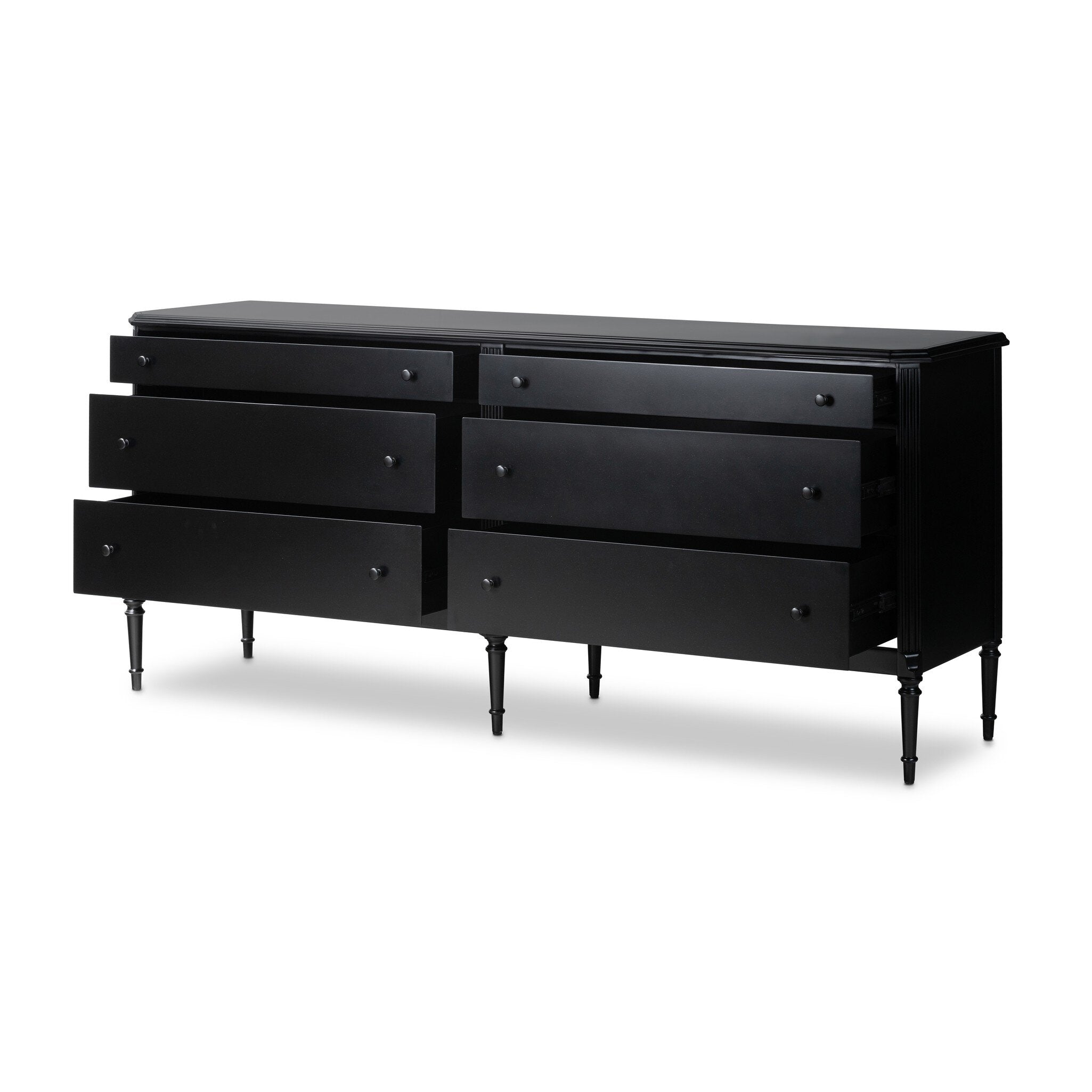 Lendon 6 Drawer Dresser - Black