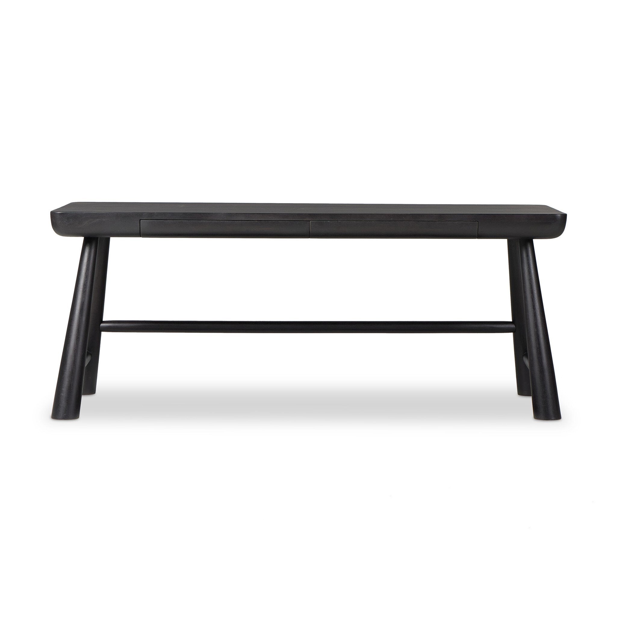 Lorik Desk - Worn Black Acacia