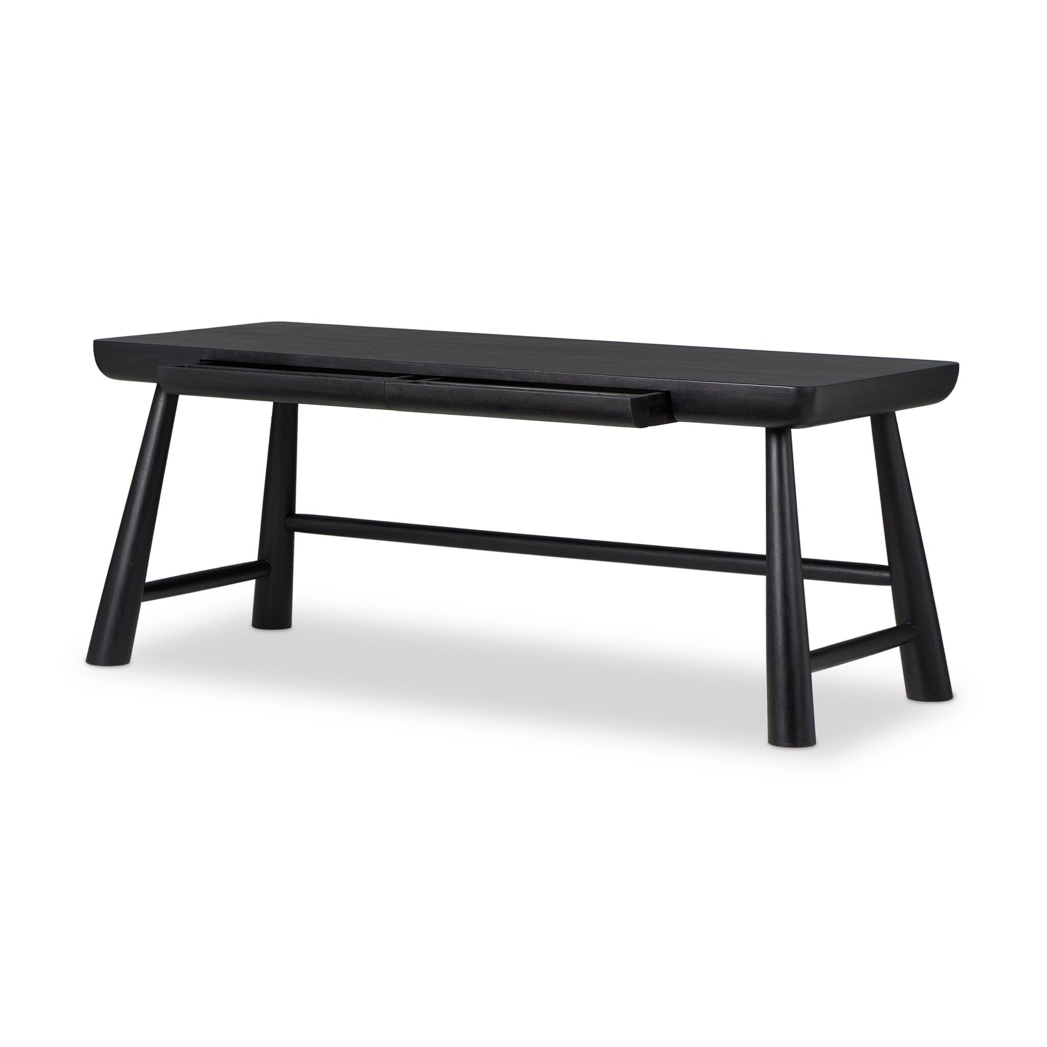 Lorik Desk - Worn Black Acacia