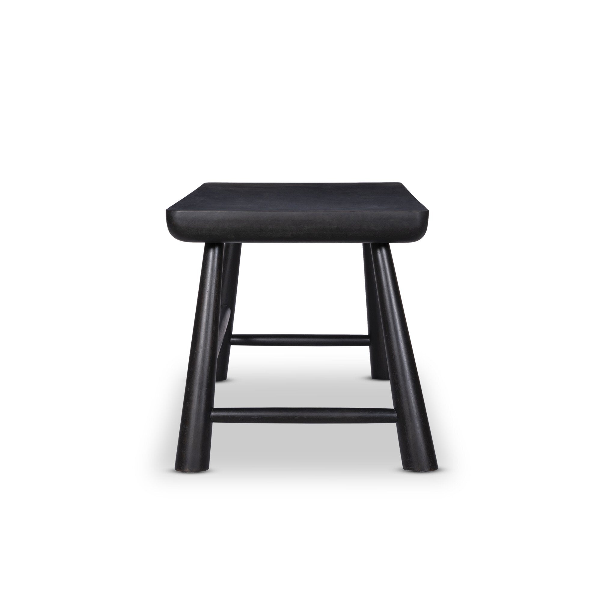 Lorik Desk - Worn Black Acacia