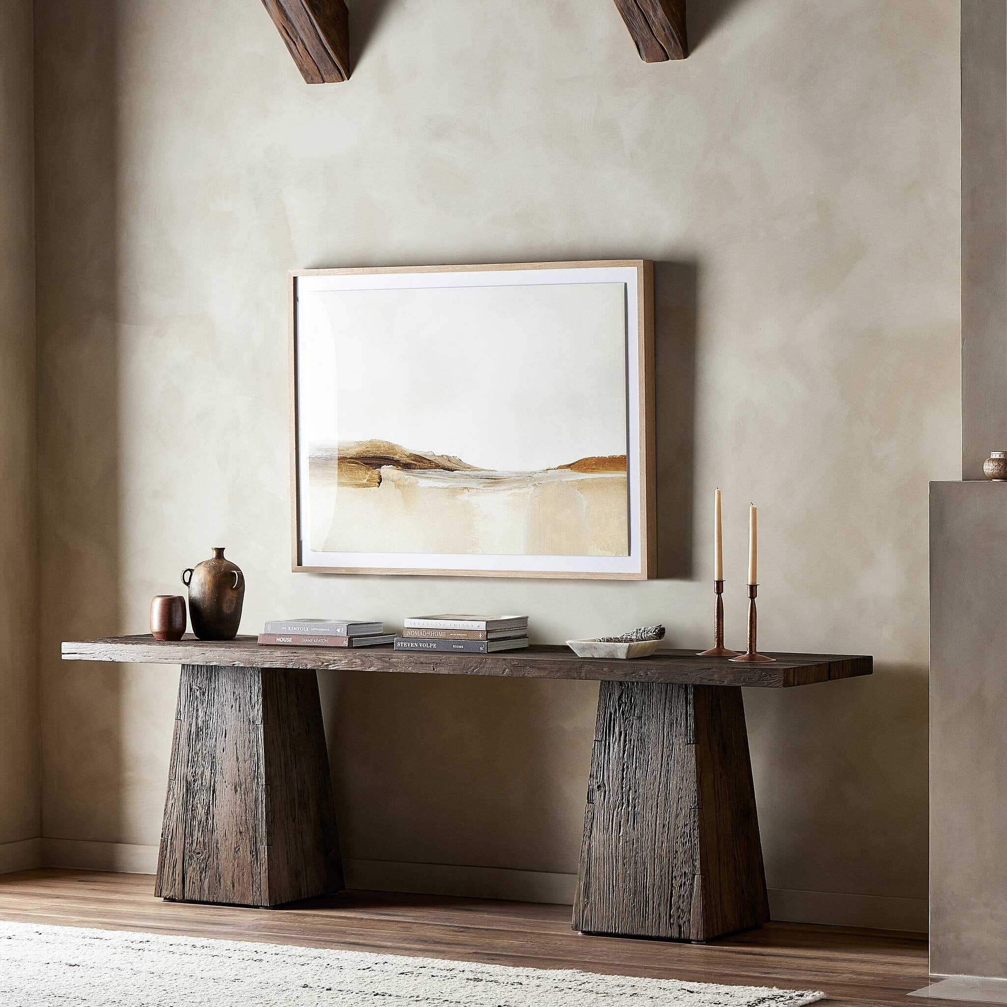 Atlas Console Table - Smoked Alder