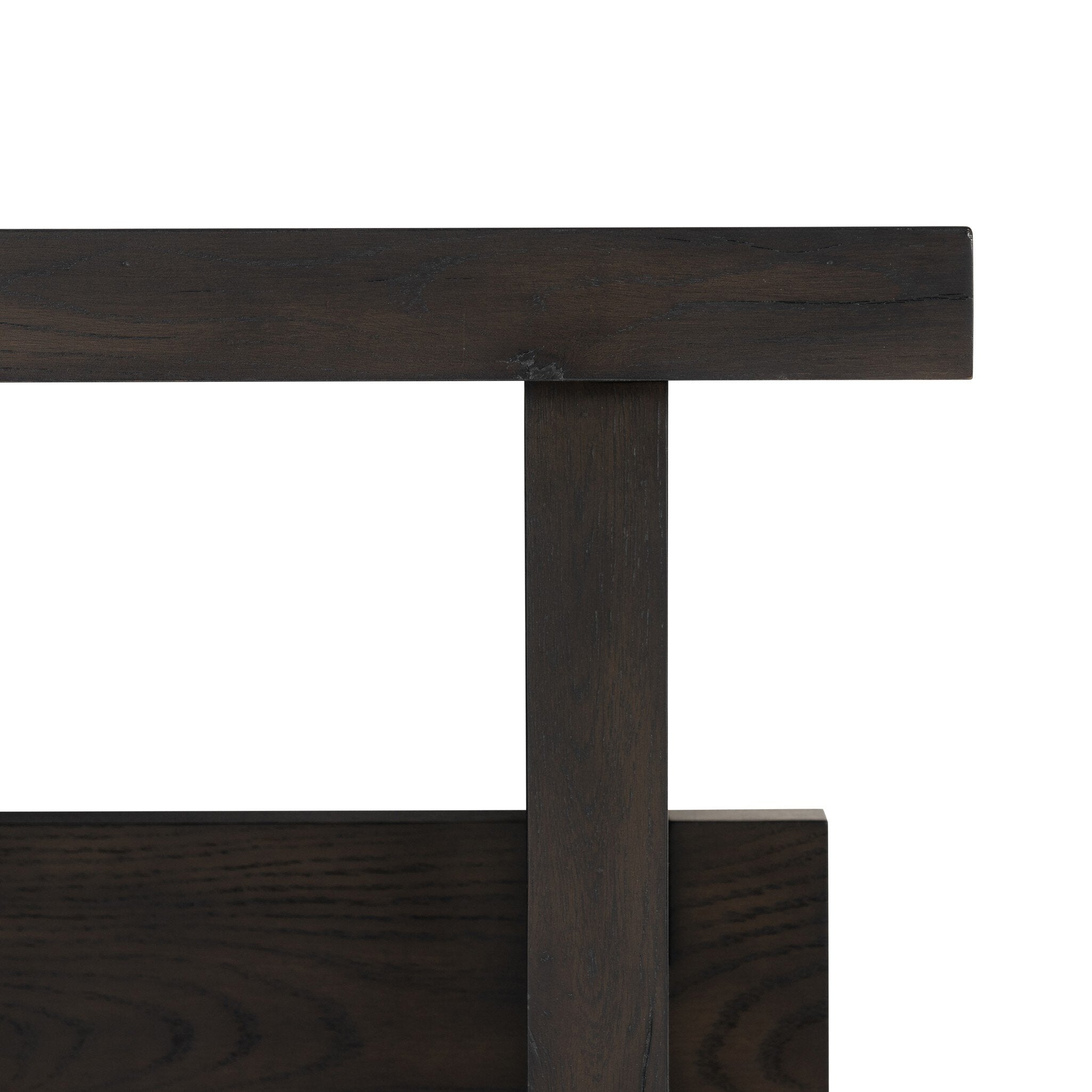 Isaac End Table - Smoked Black Veneer