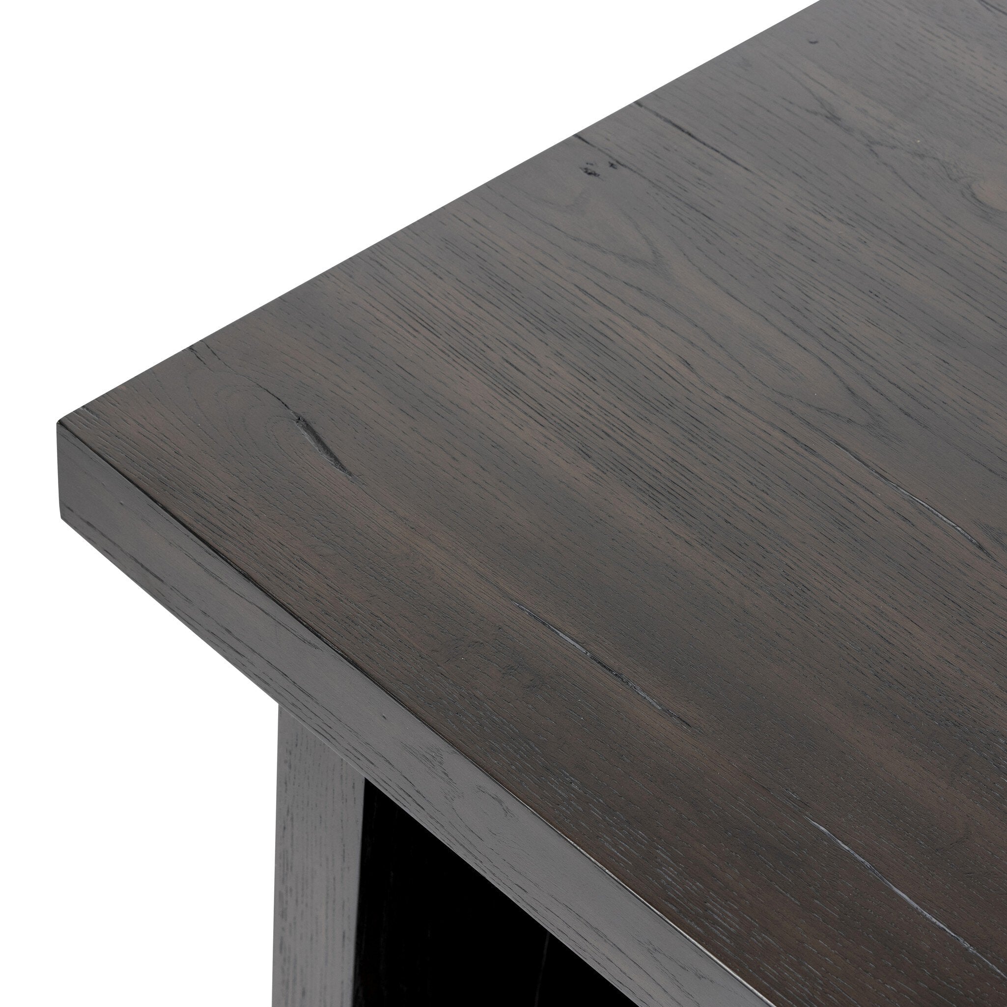 Isaac End Table - Smoked Black Veneer