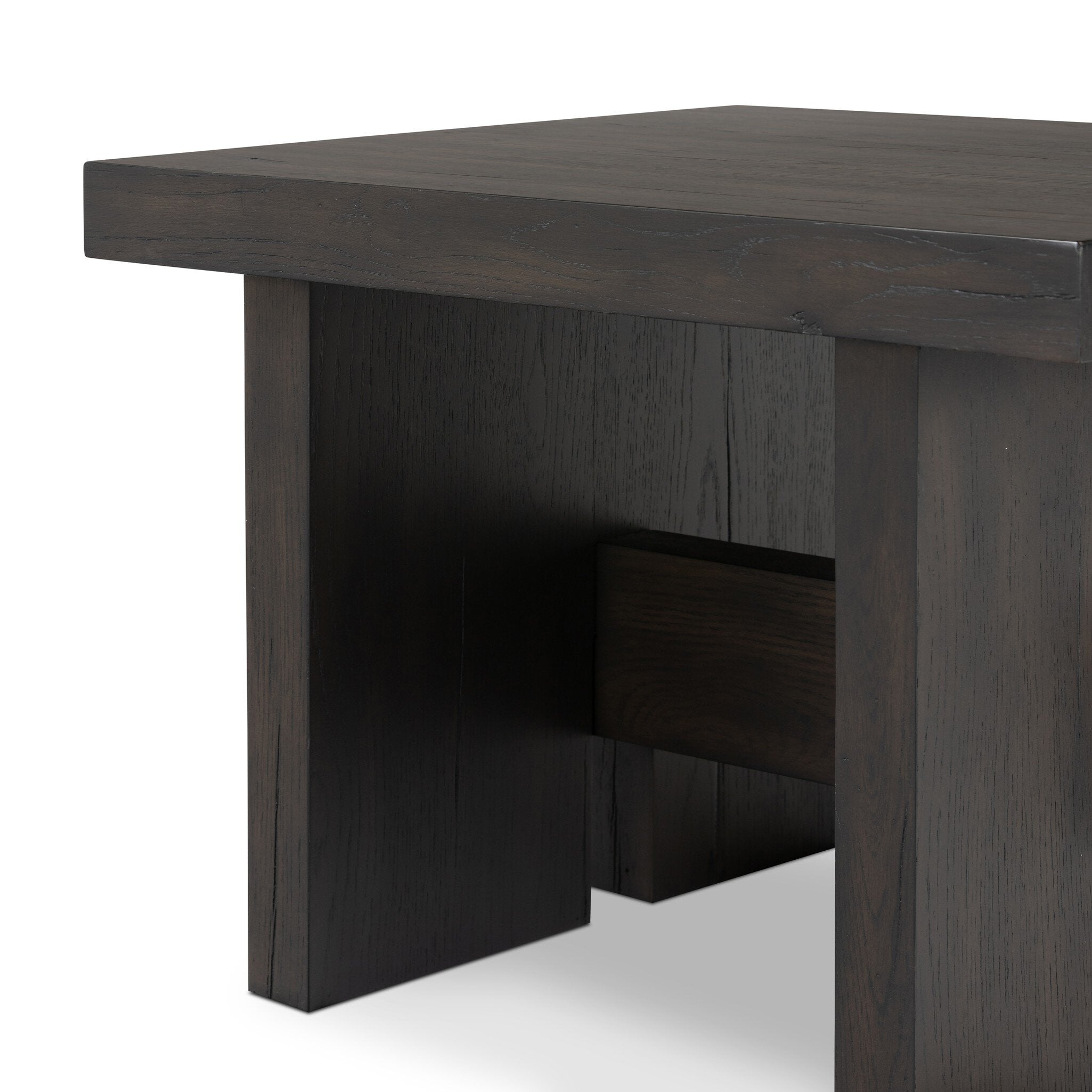 Isaac End Table - Smoked Black Veneer