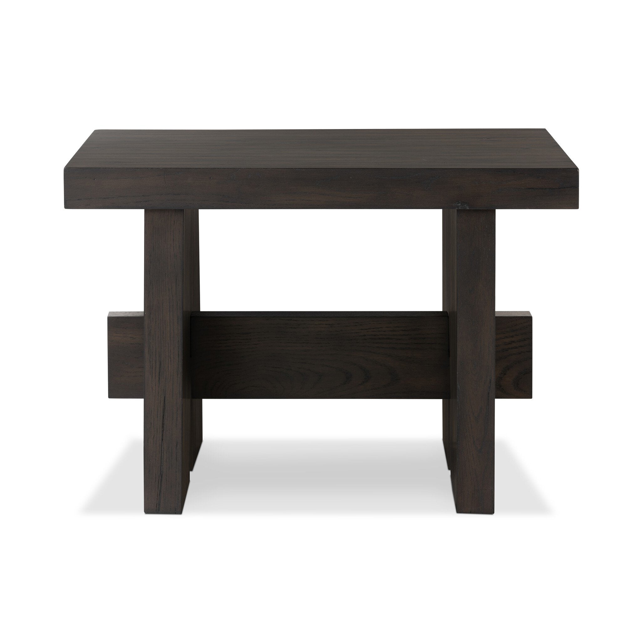 Isaac End Table - Smoked Black Veneer