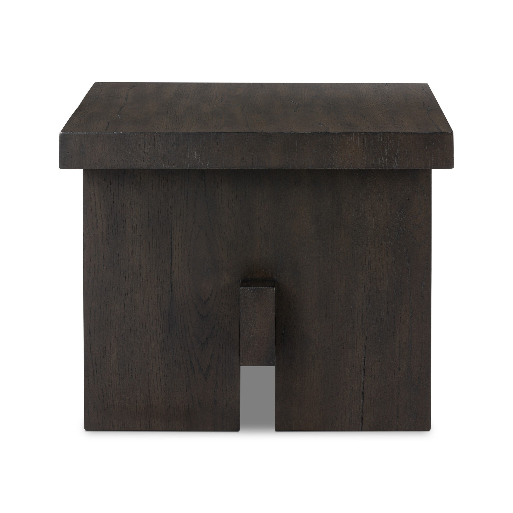 Isaac End Table - Smoked Black Veneer