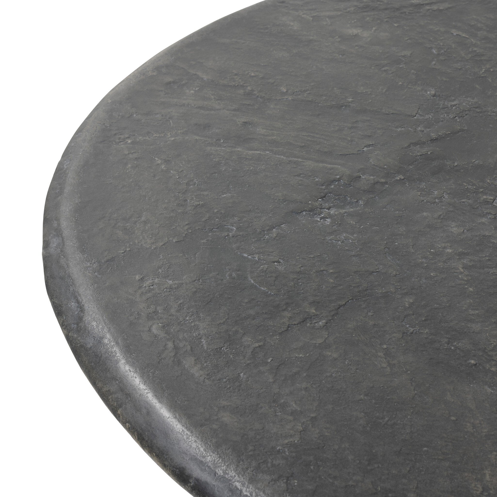 Bonnie Dining Table - Textured Black Concrete