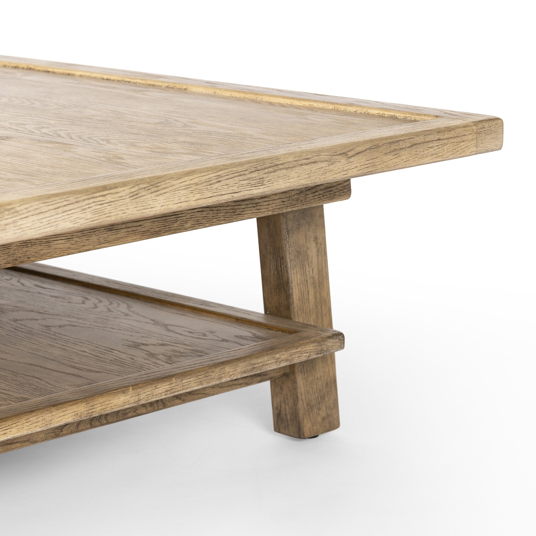 Trinity Coffee Table - Distressed Light Oak