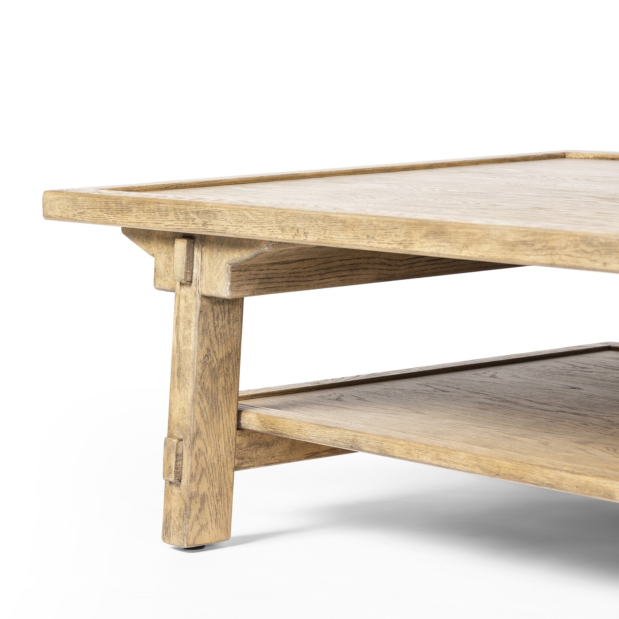 Trinity Coffee Table - Distressed Light Oak