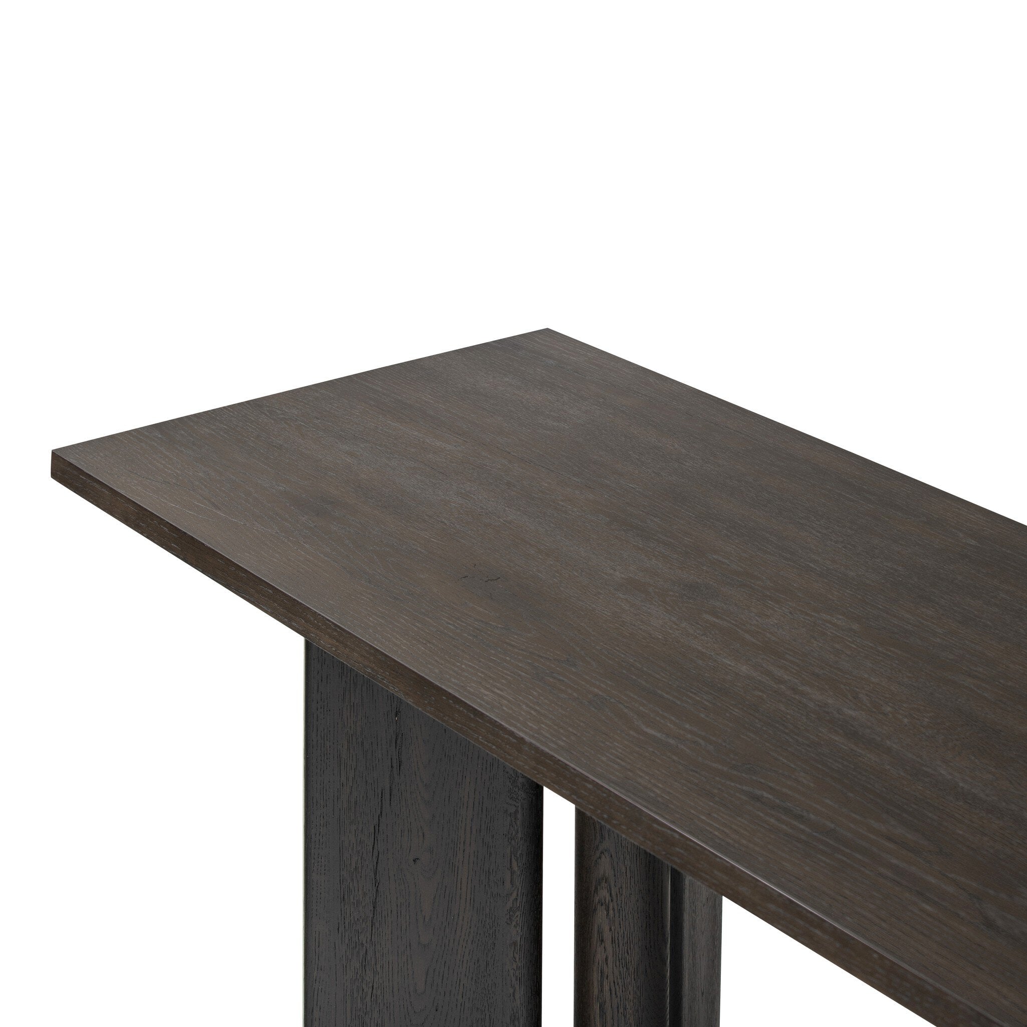 Huxley Console Table - Smoked Black Veneer