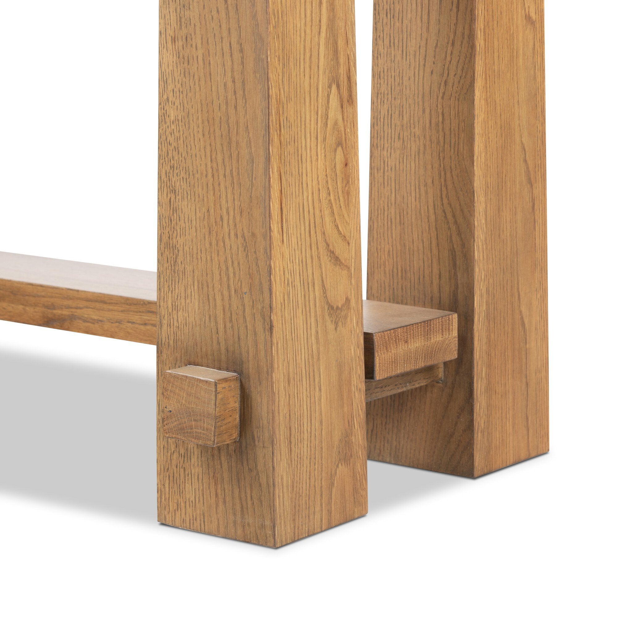 Josette Console Table - Honey Oak Veneer