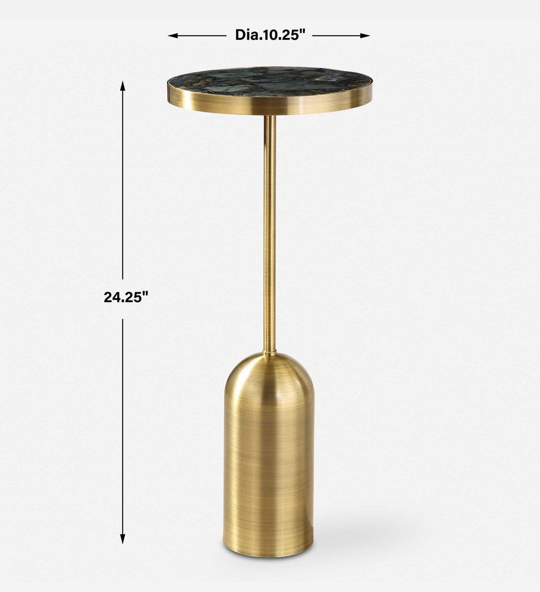 Pascal Brass Drink Table