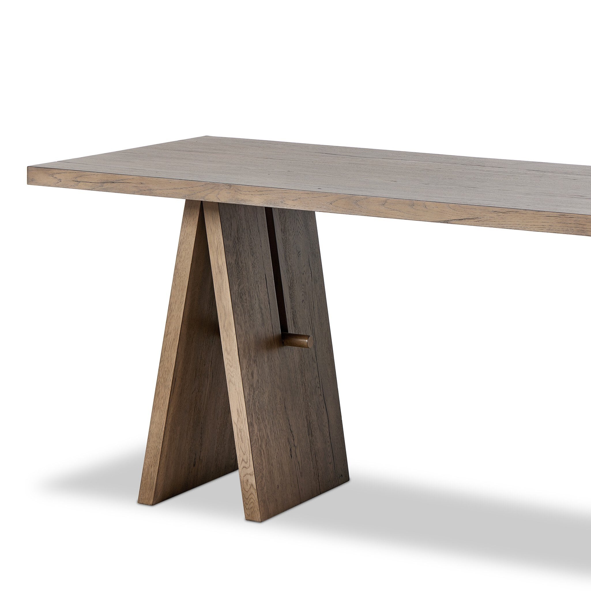 Wylie Desk - Rustic Grey Veneer