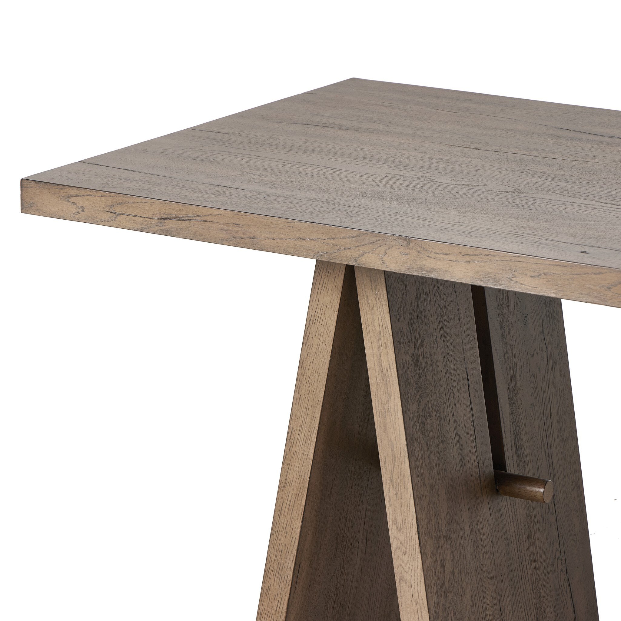 Wylie Desk - Rustic Grey Veneer