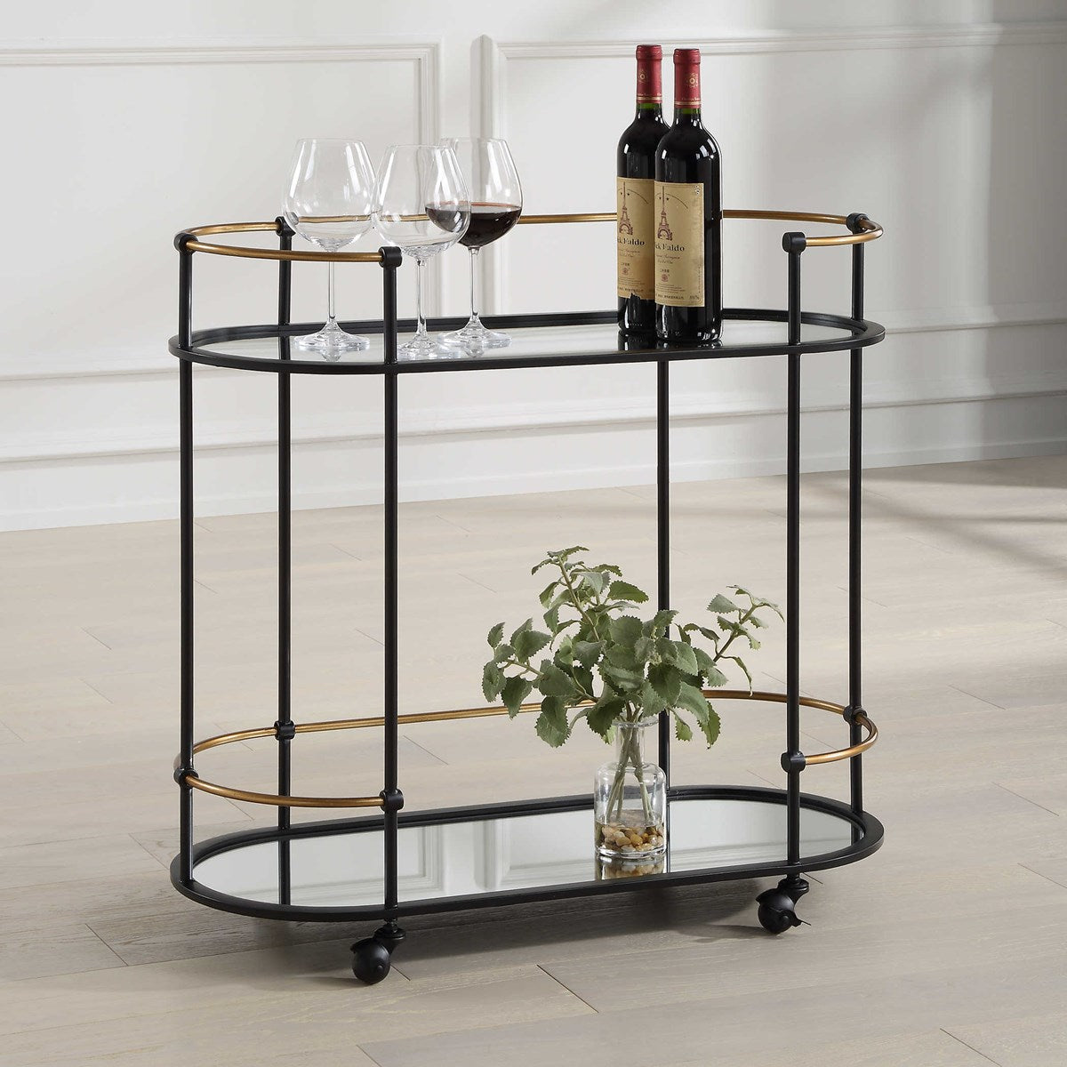 Andre Iron Bar Cart