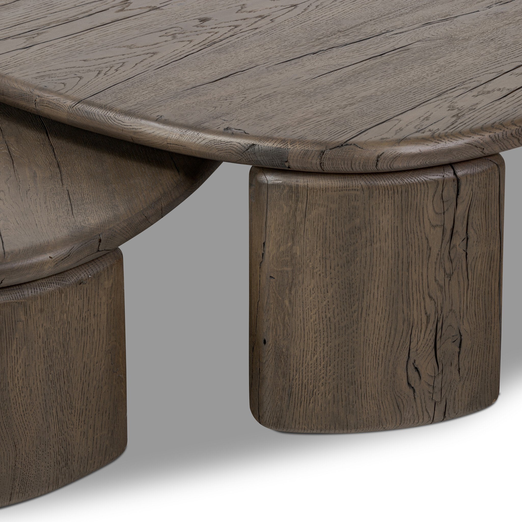 Falco Nesting Table - Grey Reclaimed French Oak