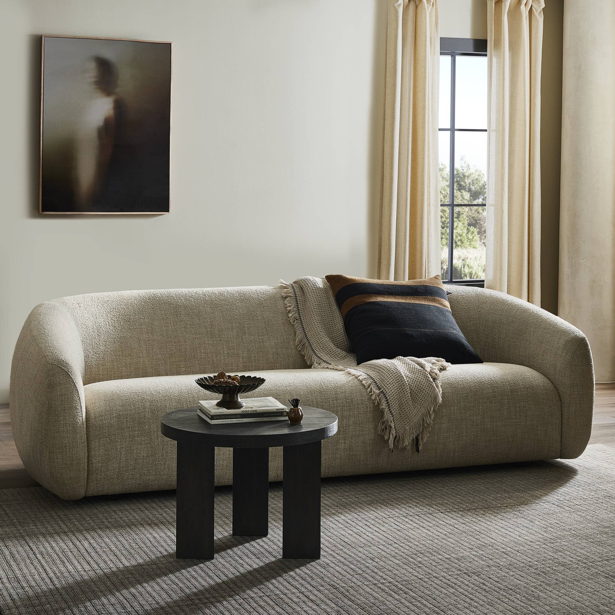 Channing Sofa-100" - Yuma Cream