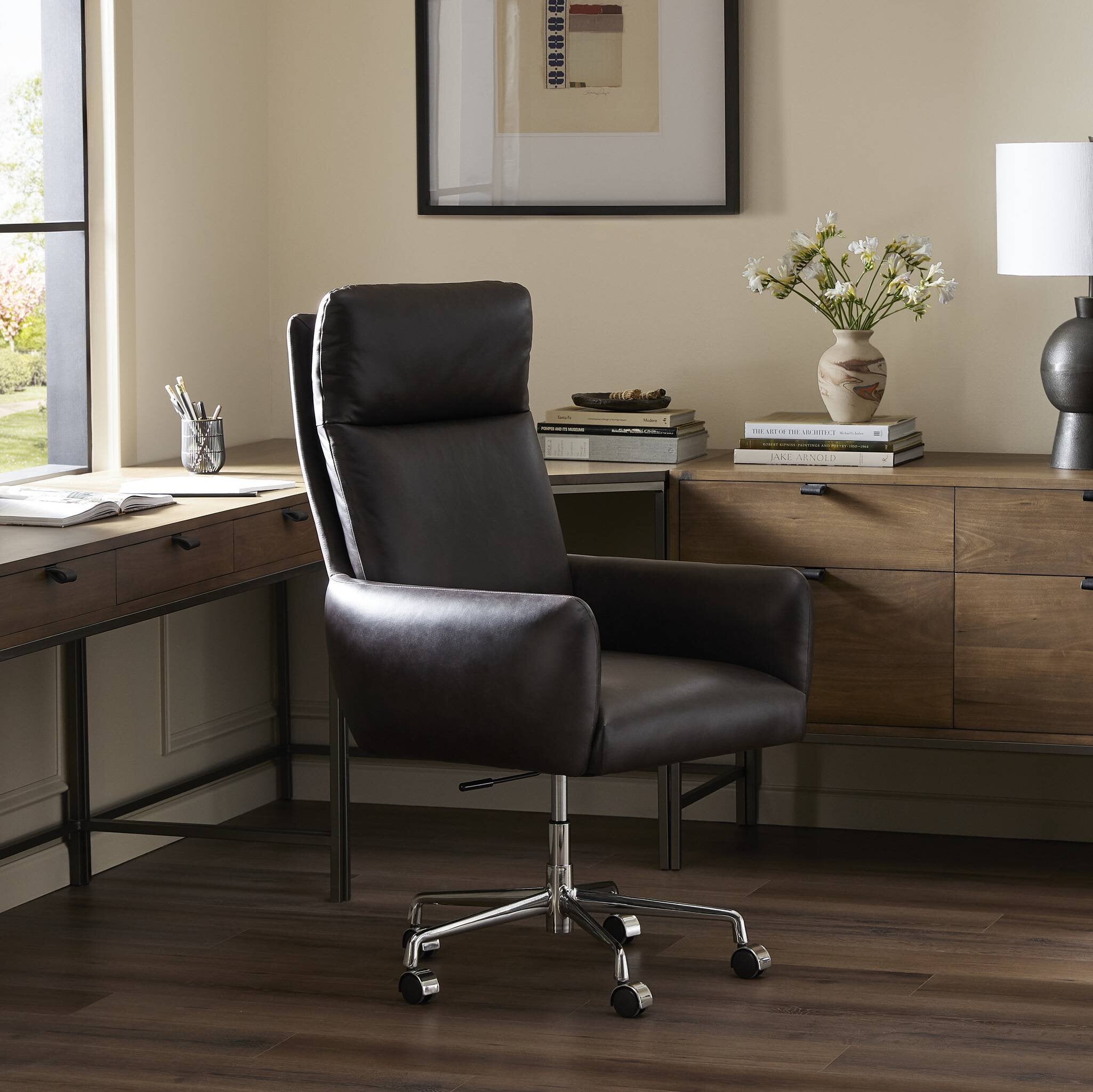 Wayland Desk Chair - Sonoma Black