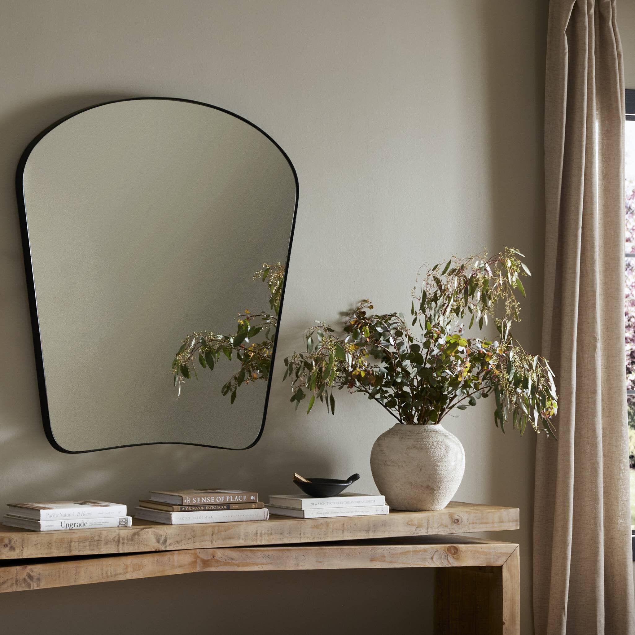 Merona Mantel Mirror - Iron Matte Black