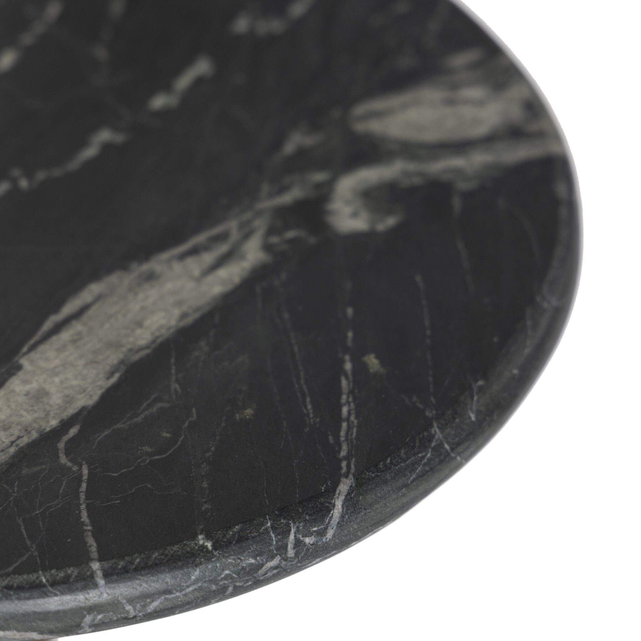 Reeves End Table - Black Marble