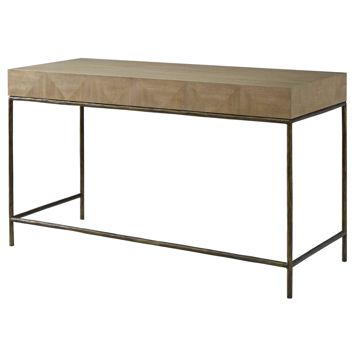 Aristotle Natuiral Wood Modern Desk