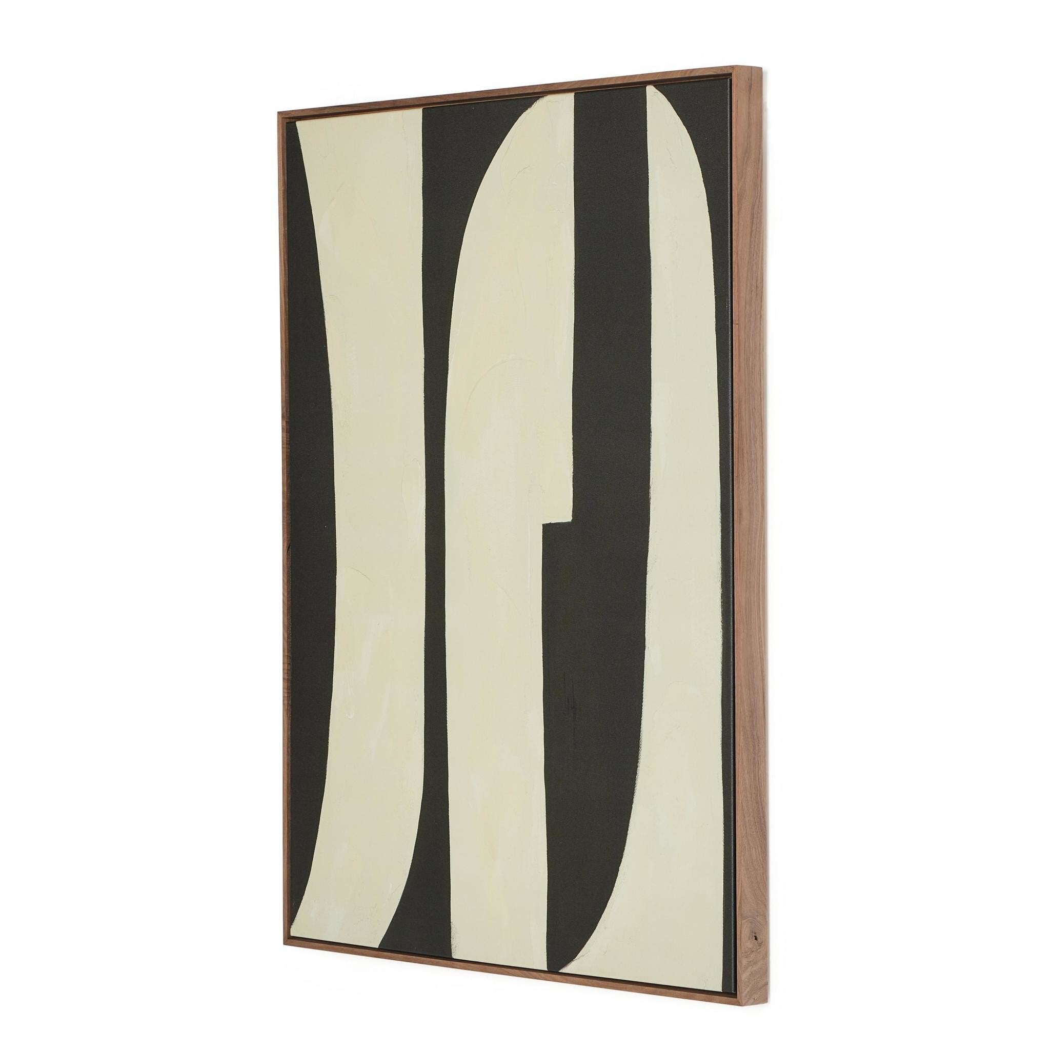 Grecco Diptych by Jess Engle - Rustic Walnut Floater