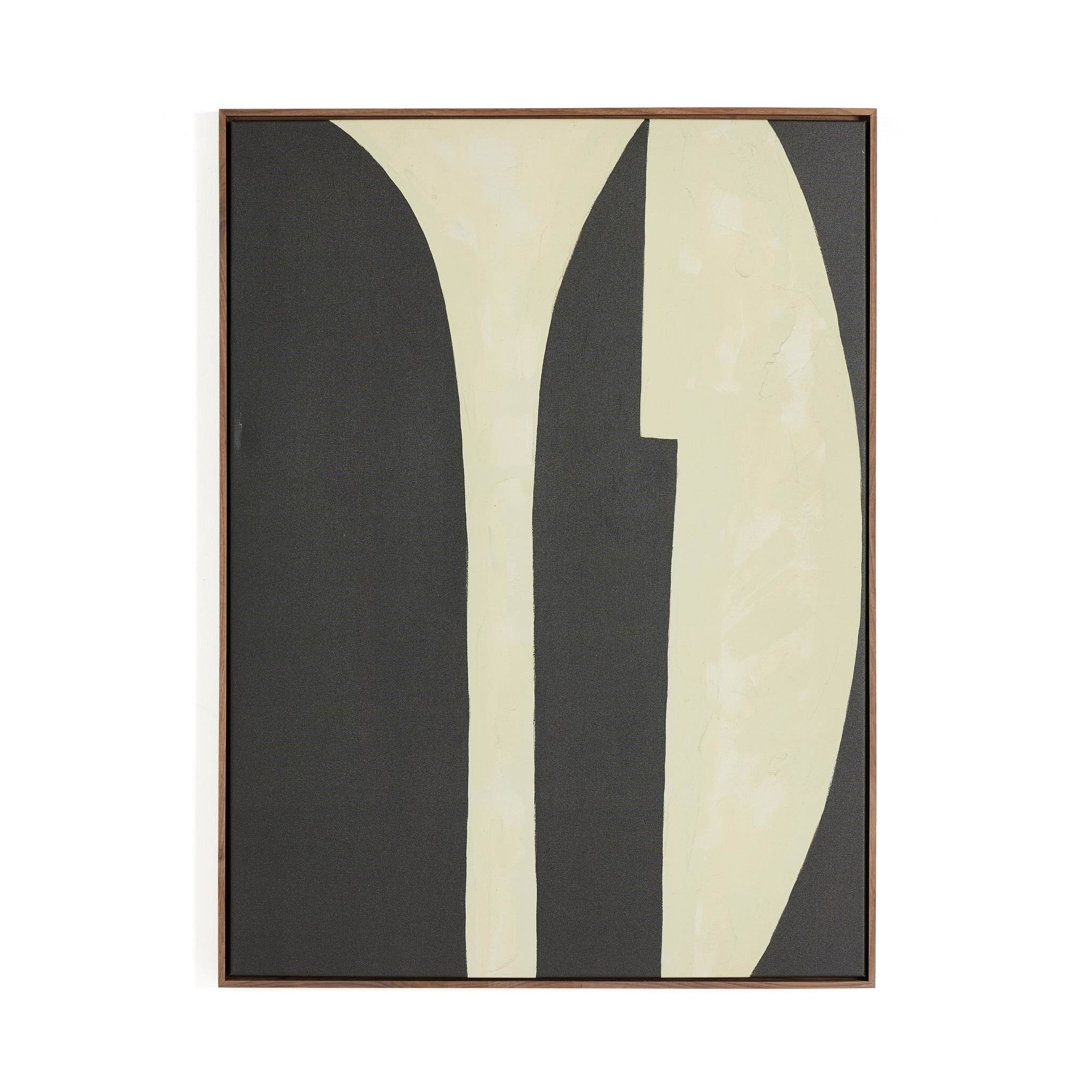 Grecco Diptych by Jess Engle - Rustic Walnut Floater