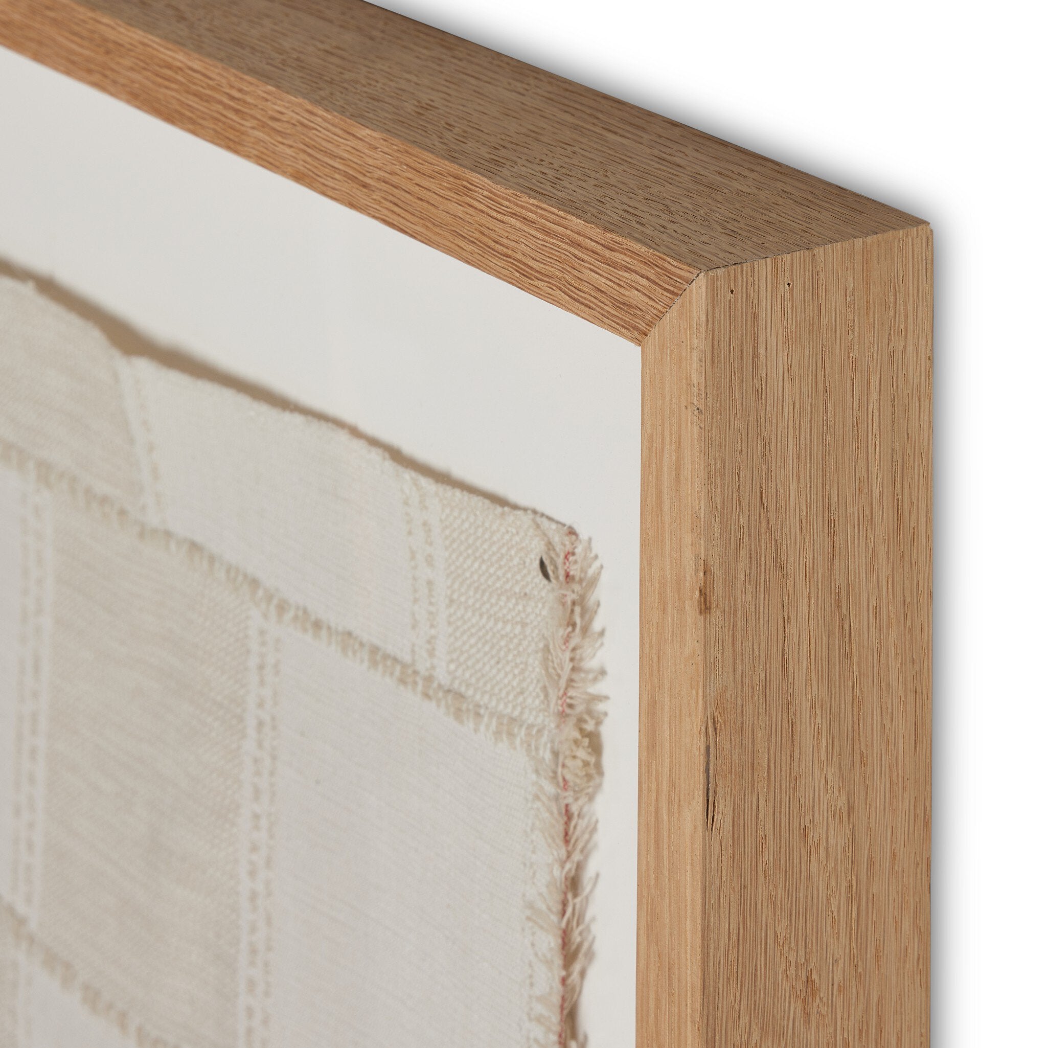 Thomwell Woven Textile by FH Art Studio - Vertical Grain 2.5 White Oak