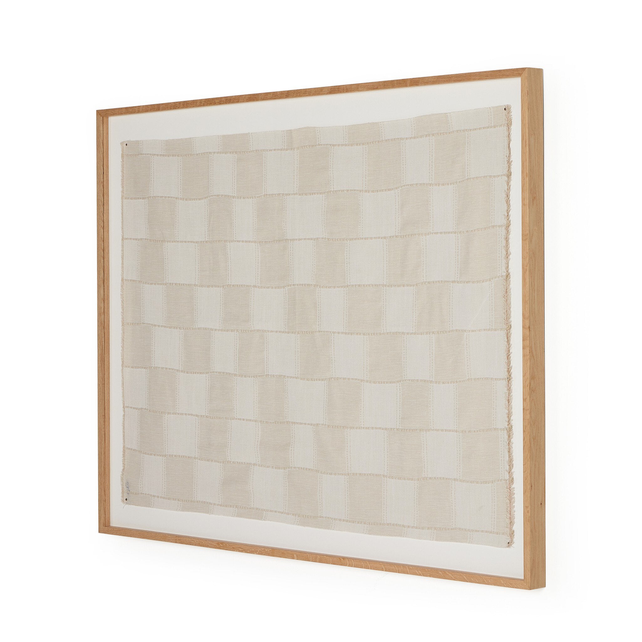 Thomwell Woven Textile by FH Art Studio - Vertical Grain 2.5 White Oak