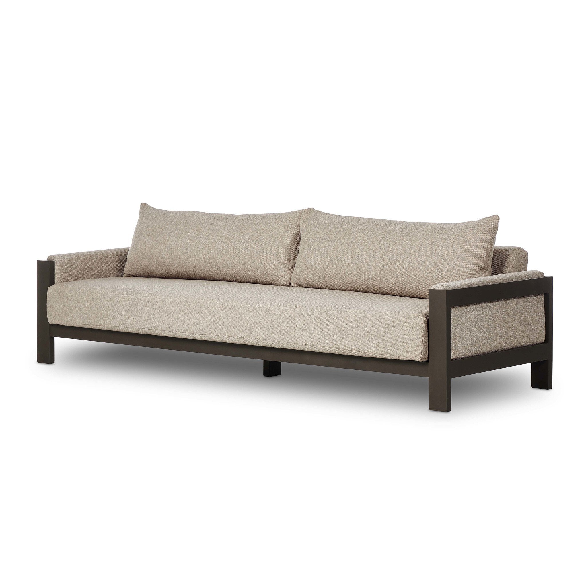 Chapman Outdoor Metal Sofa-106"