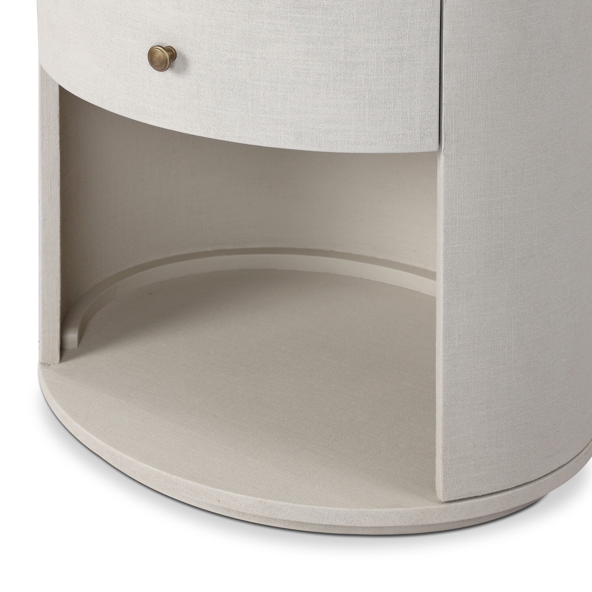 Amelia Oval One Drawer Nightstand