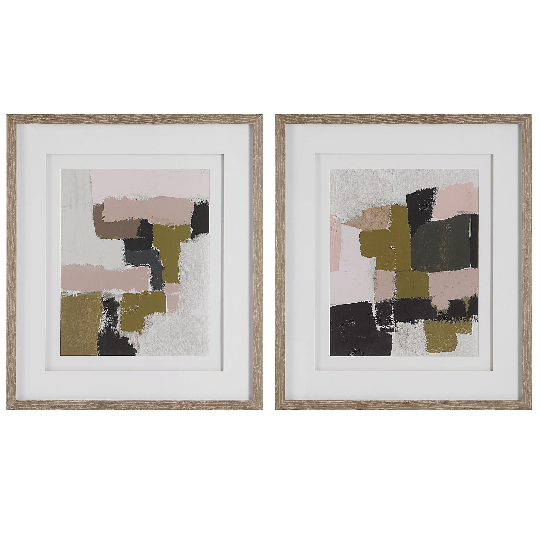 Color Block Framed Prints