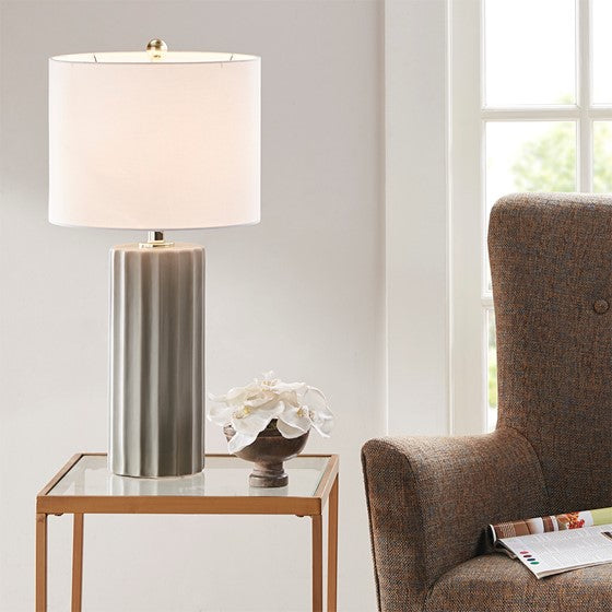 Glendale Ribbed Ceramic Table Lamp