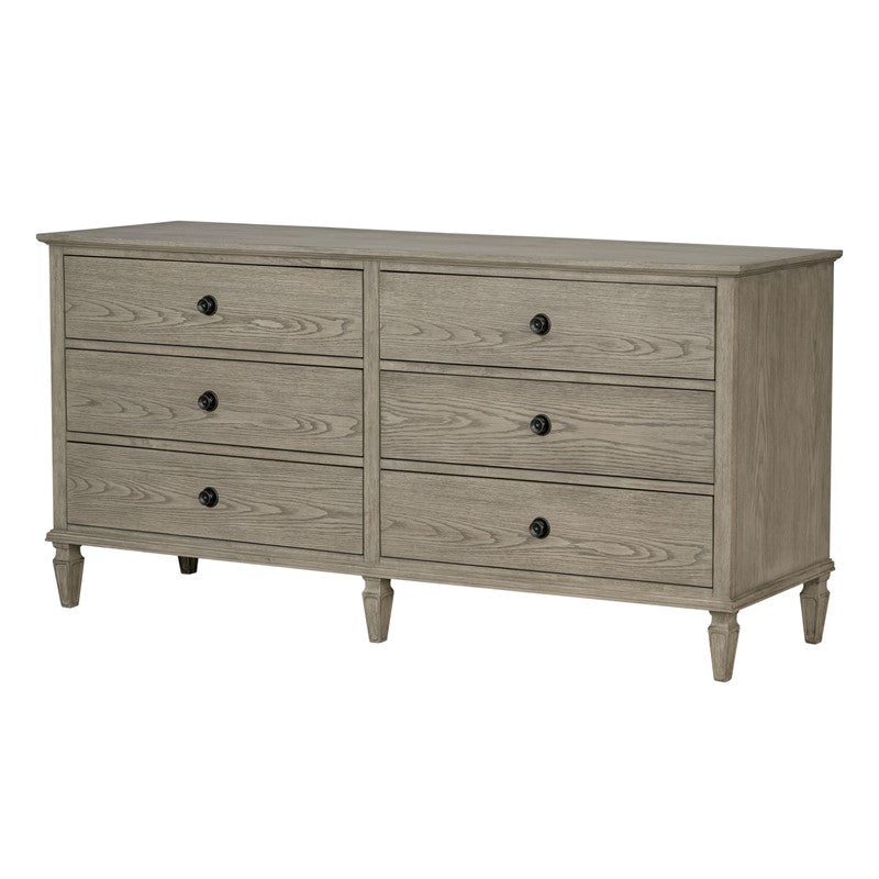 Victoria 6-drawer wood dresser