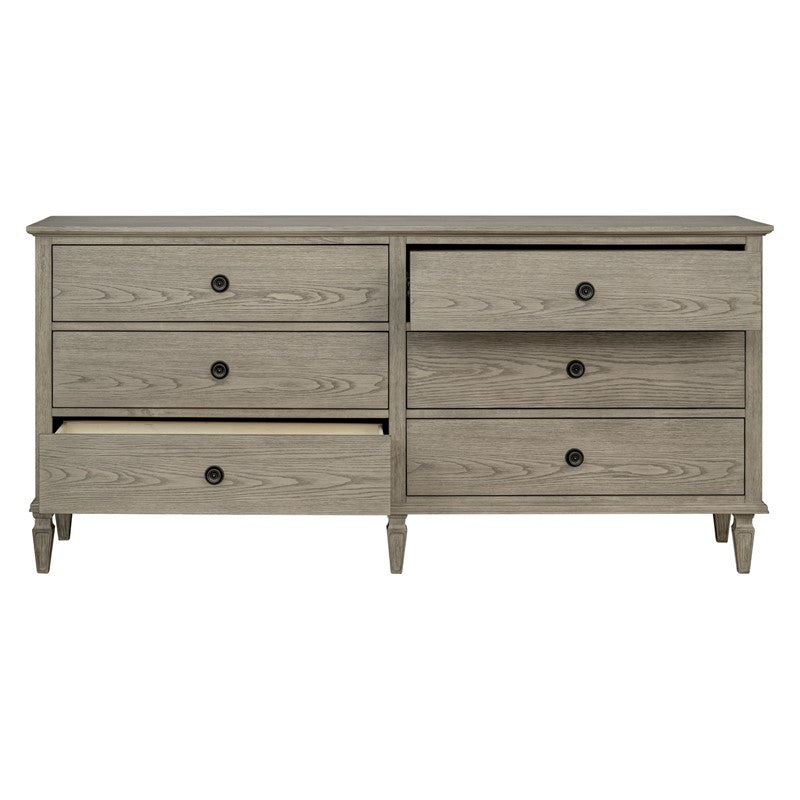 Victoria 6-drawer wood dresser