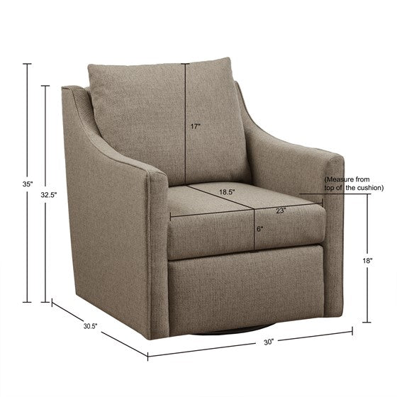 Christian Swivel Armchair