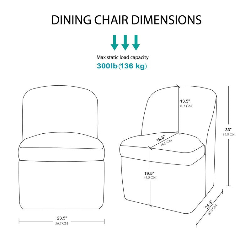 Lyra Dining Chair with castors