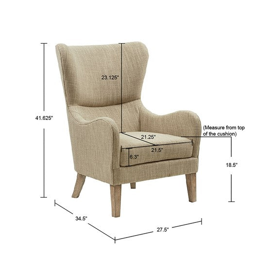 Arianna Swoop Wing Chair