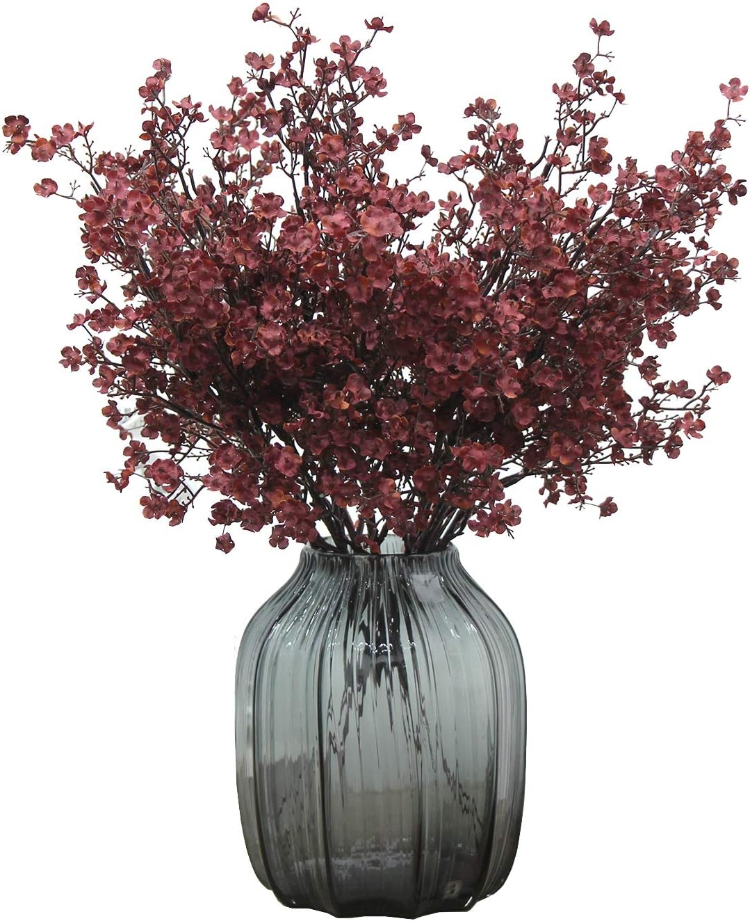 Set of 6 Artifical Burgundy Sprigs