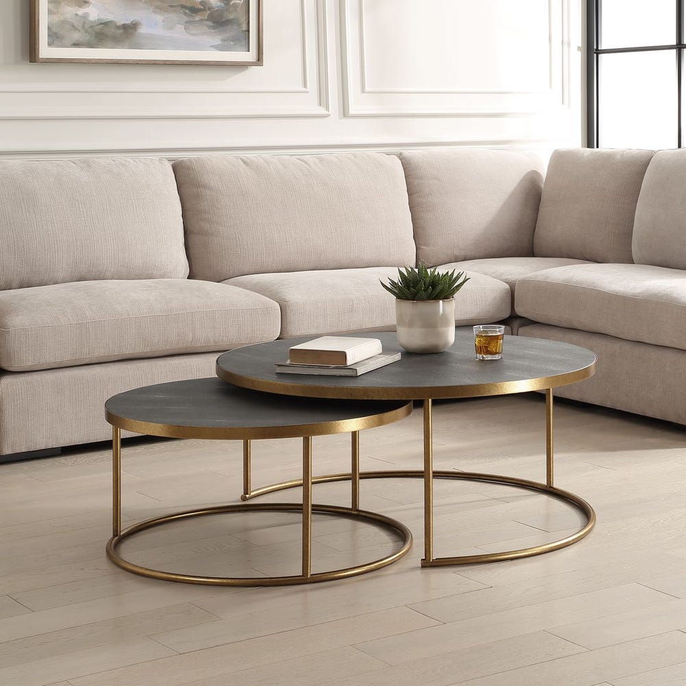 Aragon Nesting Coffee Tables, S/2