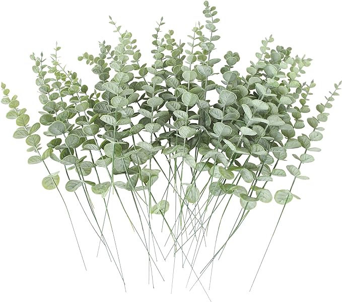 Faux Eucalyptus Sprigs (3 stems)