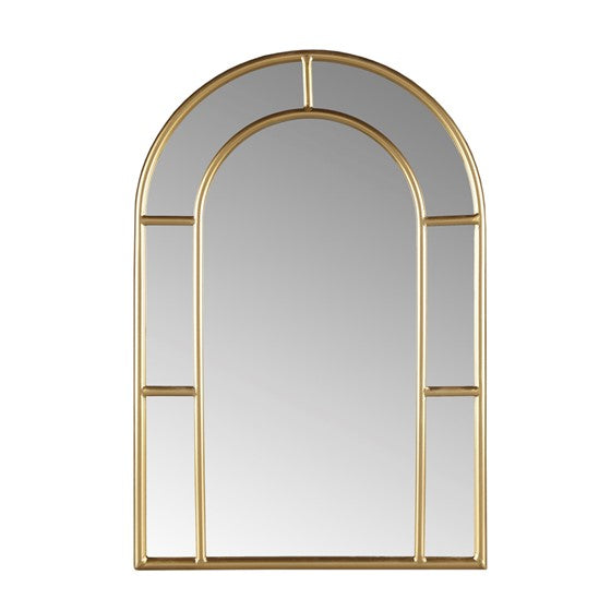 Regina Gold Arched Wall Mirror